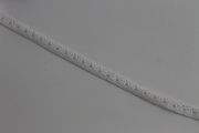 Pamut csipke (1 cm széles) - fehér